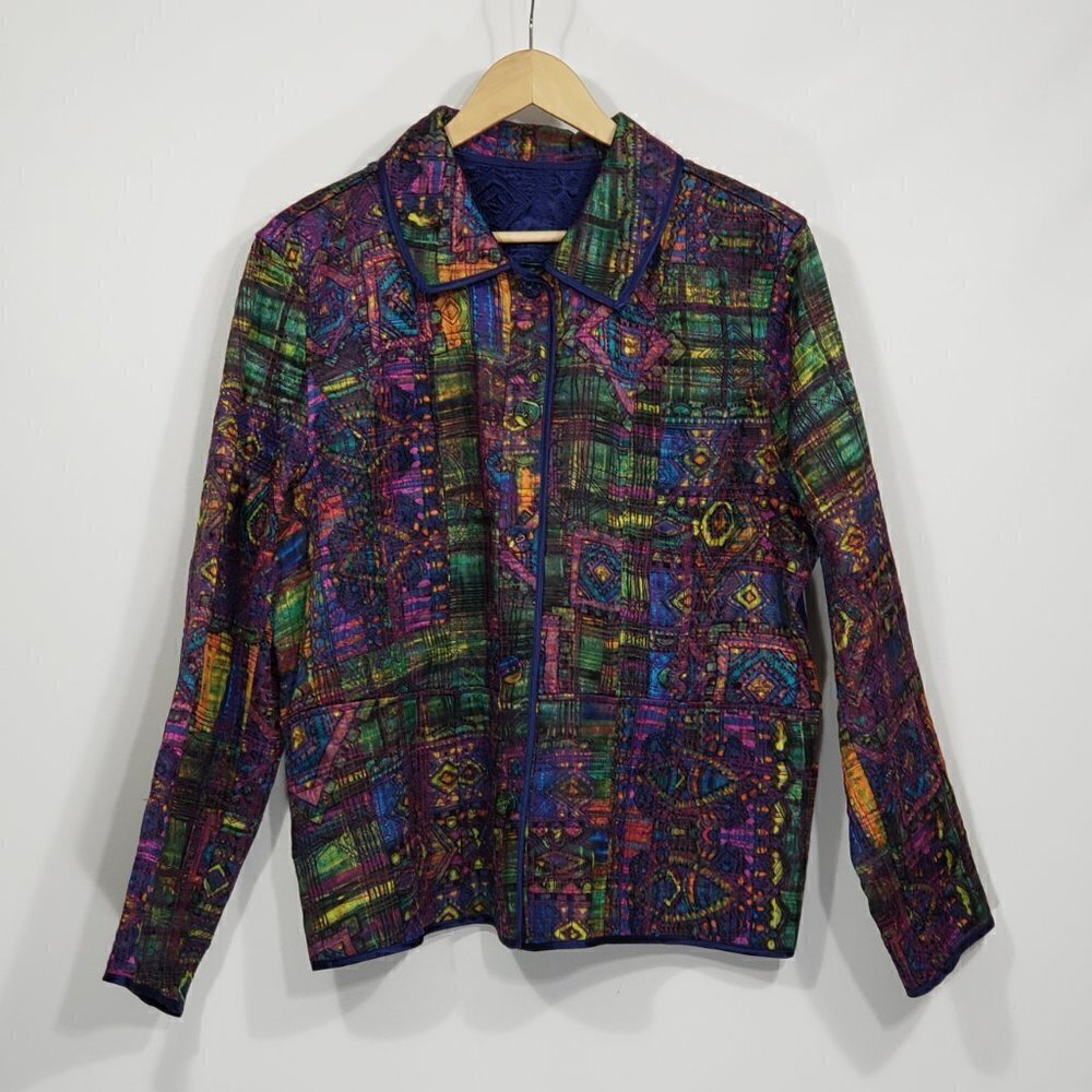 Unbranded Colorful Reversable Quilted Jacket